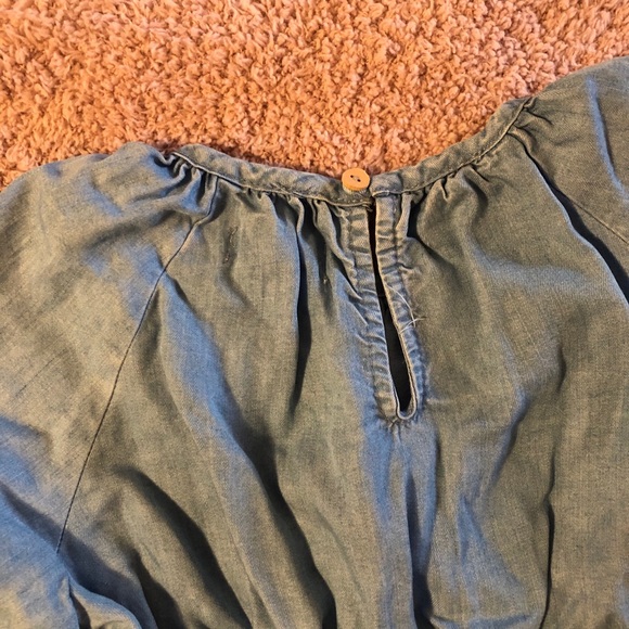 *SOLD* BRAND NEW Zara Girl Chambray Dress 4-5 - Picture 6 of 6